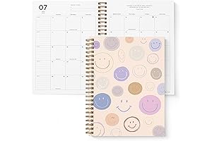 Smiley Face Kids Daily Calendar 2024: Academic Planner 2024-2025