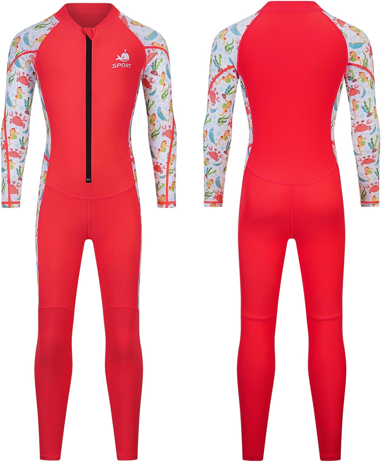 Dive Skins Suit for Kids Girls Boys Toddler and Youth Scuba Diving Full Body Swimsuit 1mm Snorkel Rash Guard Water Sports Workout for Swimming Surfboard Surfing