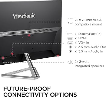 Amazon.com: ViewSonic VX2476-SMHD 24 Inch 1080p IPS Monitor with
