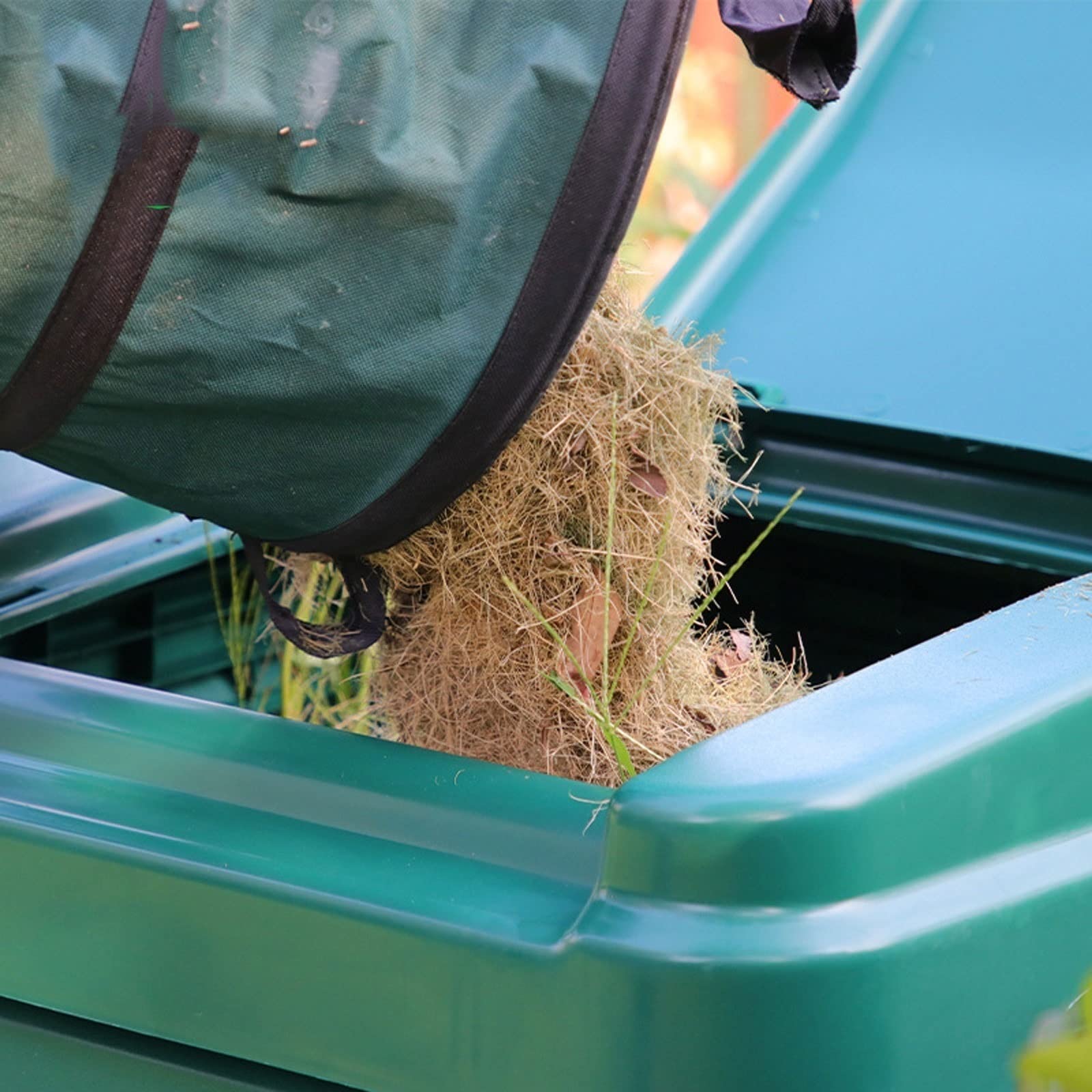 Marnowanie żywności Kompostownik ogrodowy Duży kompostownik zewnętrzny do tworzenia żyznej gleby Odpadki kuchenne Kompostowanie odpadów organicznych w ogrodzie(Green)