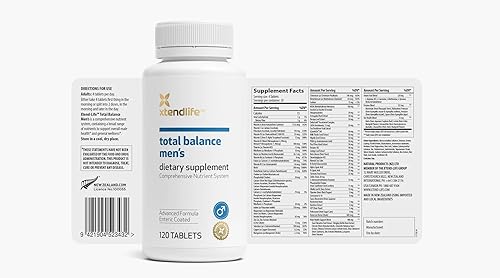 Miniatura 3 de Xtendlife Total Balance Suplemento dietético estándar para hombres, suministro de 30 días (120 unidades)