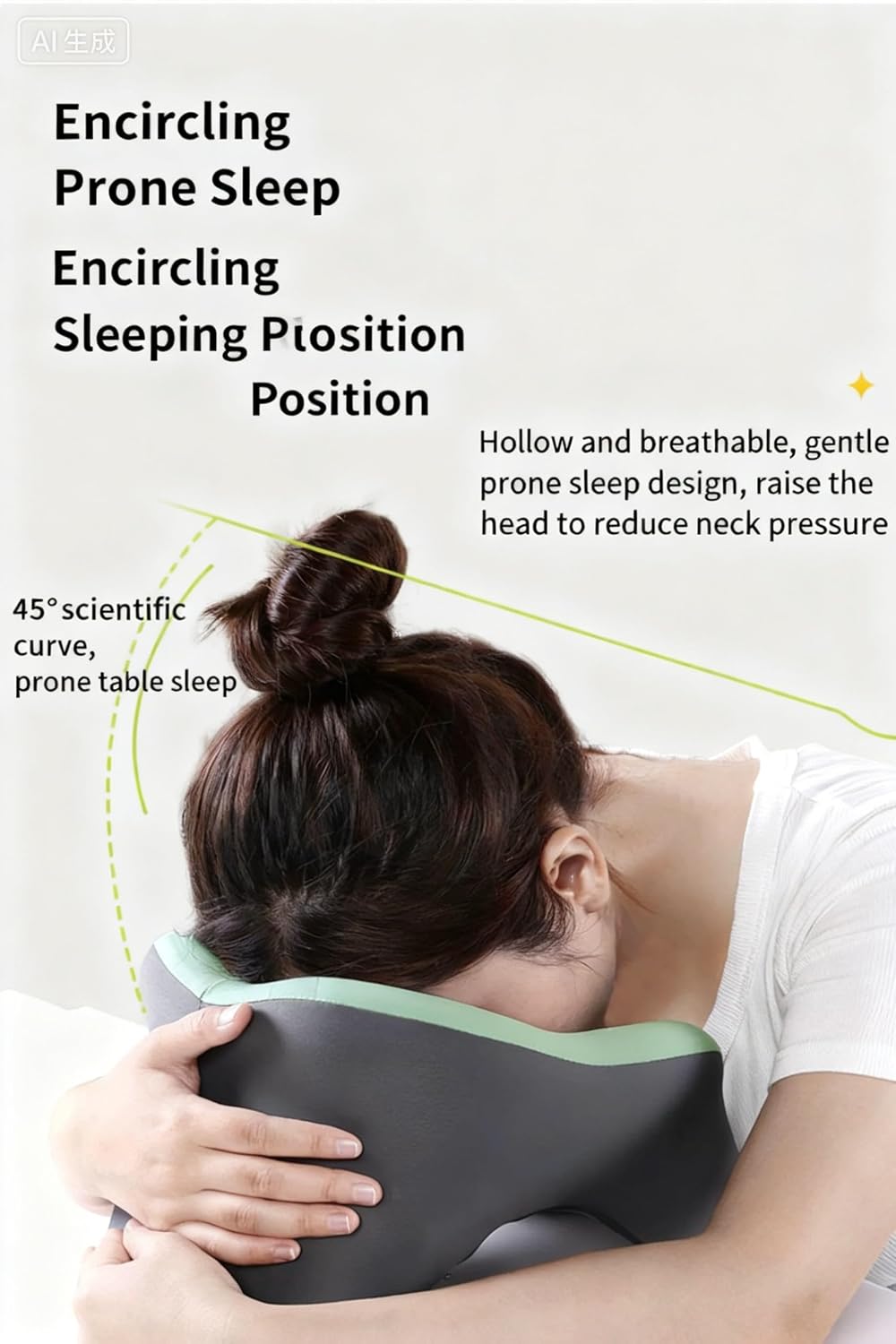 Travel Pillow - 100% Pure Memory Foam Neck Pillow, with Comfortable and Breathable Pillowcase That can be Machine Washed (100, Blue, Large)