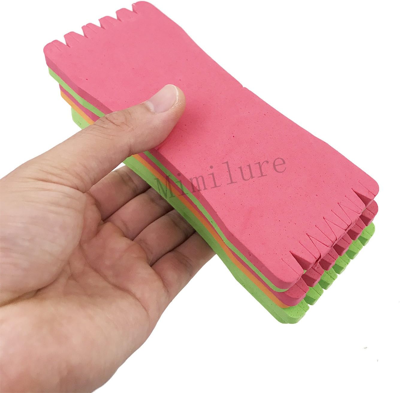 Mimilure Foam Sponge Wrapped Wire Fishing Winding Board Fishing Line Board Spool Fishing Line Accessories Rig Winders,Size XL/L/M/S/XS Available (S(16cmx6.5cm)-6pcs) : Sports & Outdoors