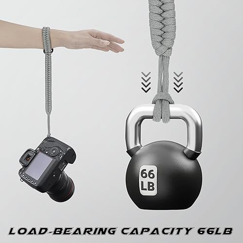 Miniatura 4 de SUNYA Correa de muñeca para cámara, correa de mano para cámara de paracaídas, liberación rápida, accesorio portátil