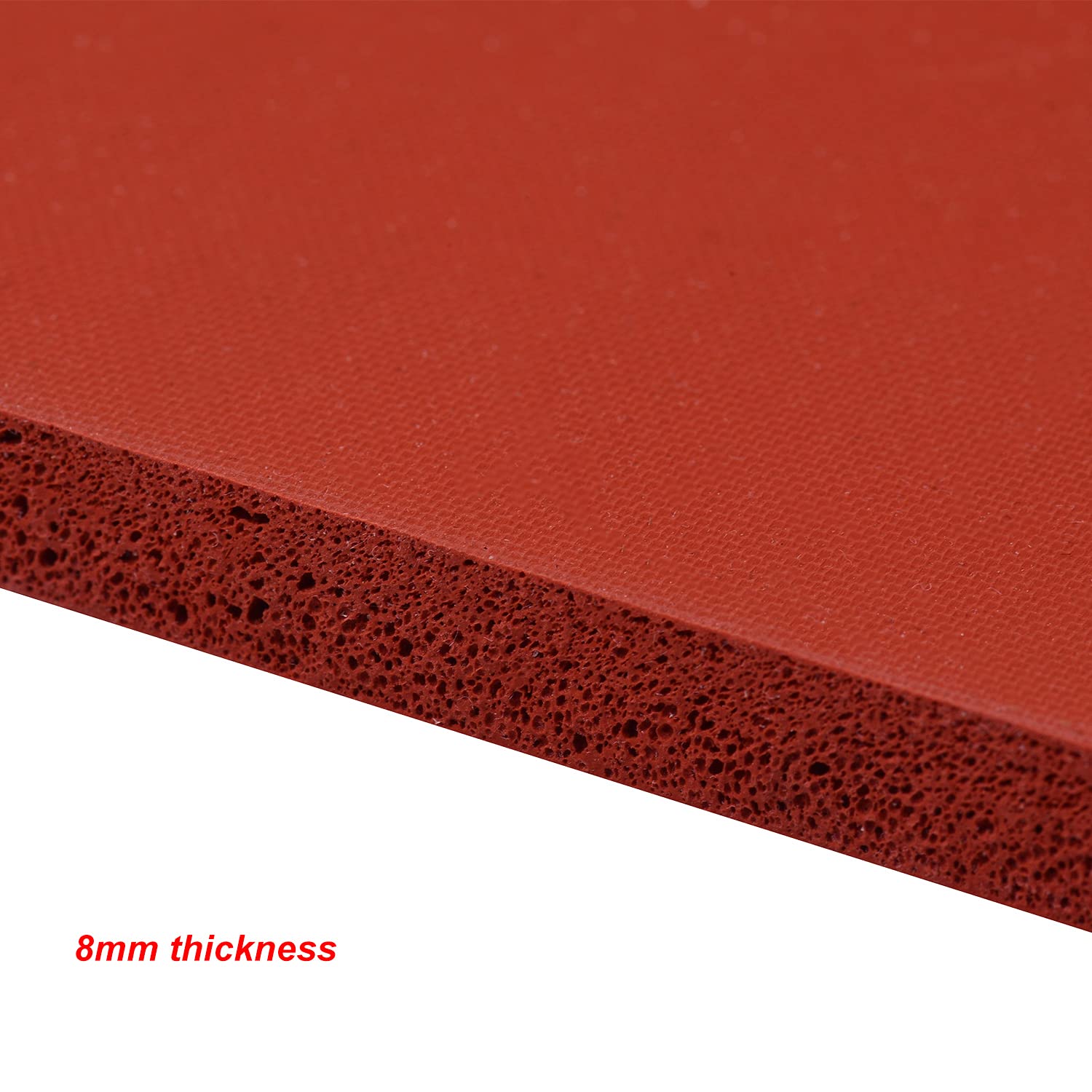 Prensa de calor, 250 x 300 x 8 mm, almohadilla de silicona resistente a altas temperaturas, para máquinas de prensa de calor, camisetas, sublimación de transferencia de calor