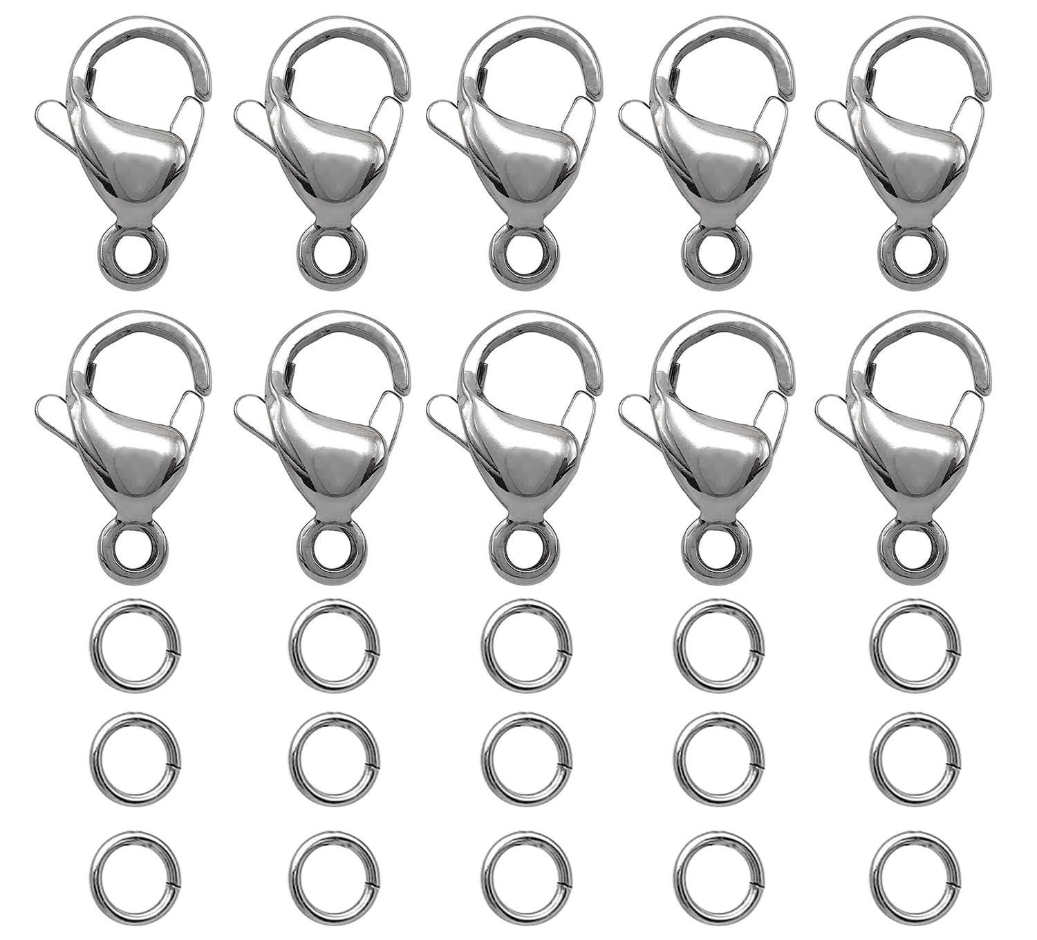 ステンレス304 カニカン(S)12mm 6個 ステンレス304 カニカン(S)12mm 6個