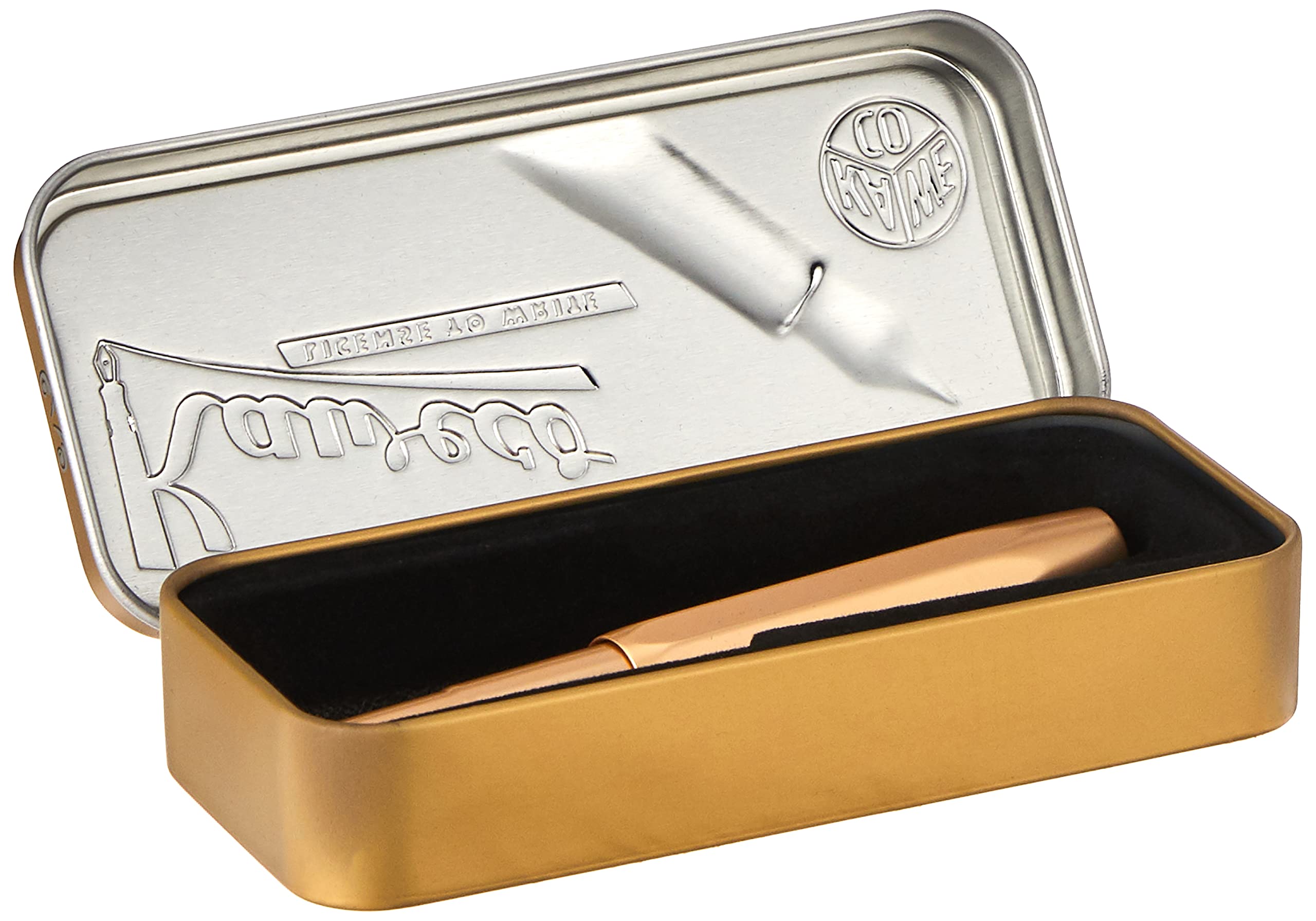 Amazon | Kaweco Sport AL 万年筆 ゴールドエディション F(細