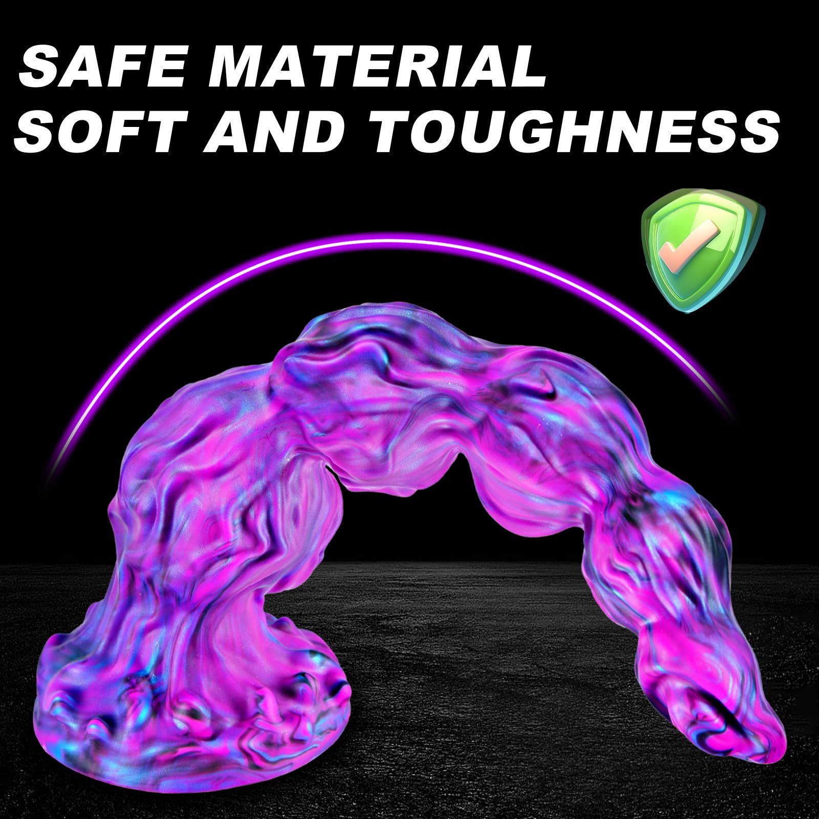 13" Giant Monster Knot Horse Dildo Realistic Fantasy Dragon Anal Stimulation with 4 Dog Knots, 12" Silicone Suction Cup Thick XX Giant Dildo for G-spot Anal, Adult Sex Toy for Gays Men Women Lesbians