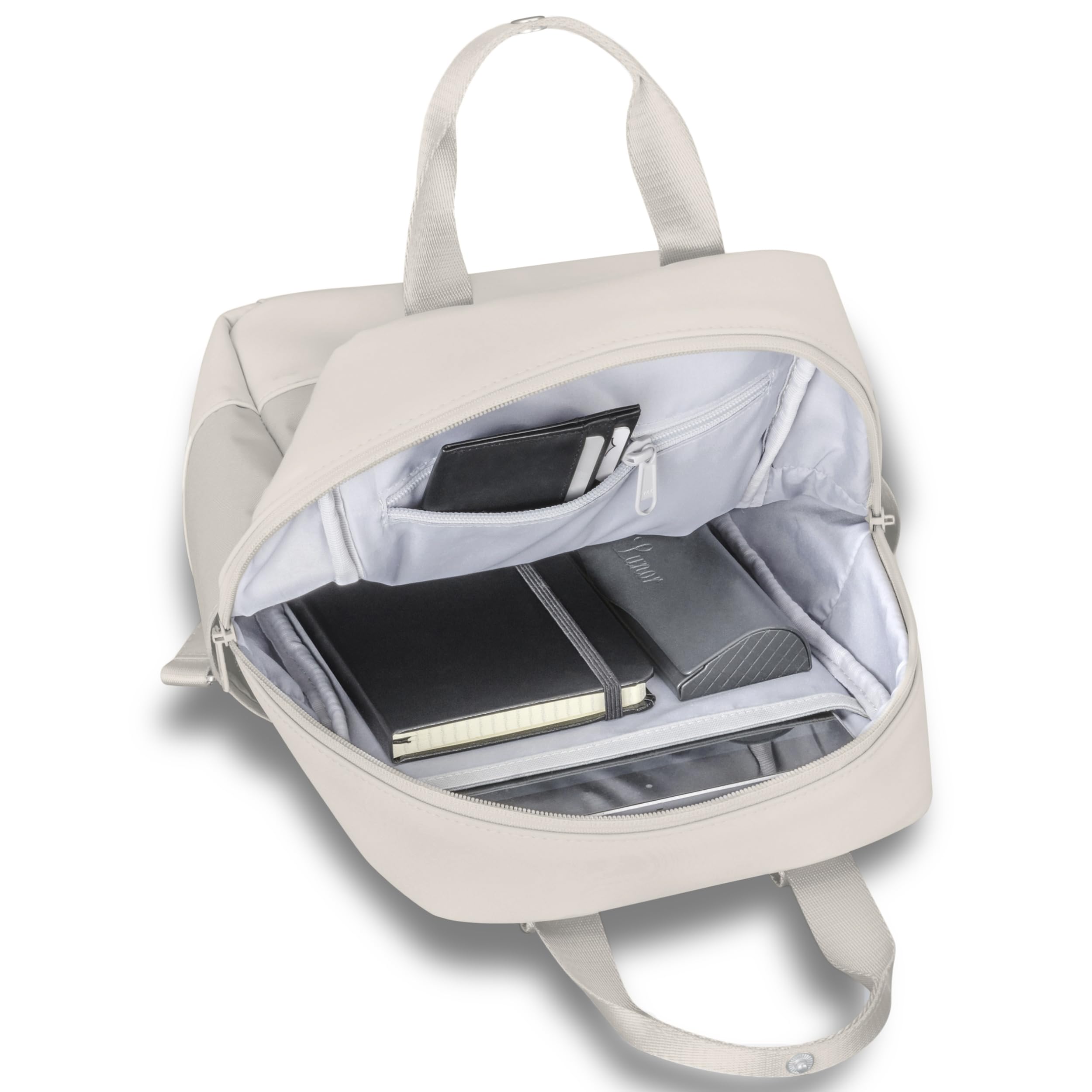 Johnny Urban Rucksack Damen Klein Beige - Jona Small - Stylischer Kleiner Mini Cityrucksack mit Tablet Fach - 7L - Wasserabweisend