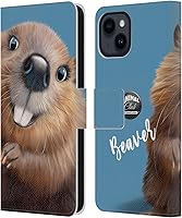 Vista 89 de Head Case Designs Funda de piel con licencia oficial de Animal Club International Bat Faces compatible con Apple iPhone 7 Plus/iPhone 8 Plus