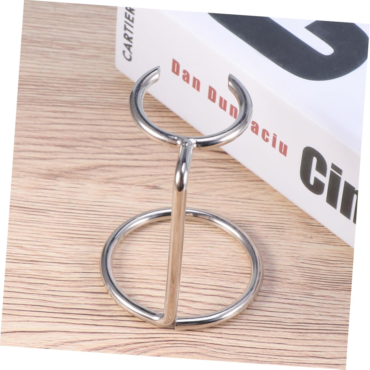 Didiseaon 2pcs Men's Shaving Brush Stand Razor Brush Organizer Stainless Steel Holder Shave Drip Stand