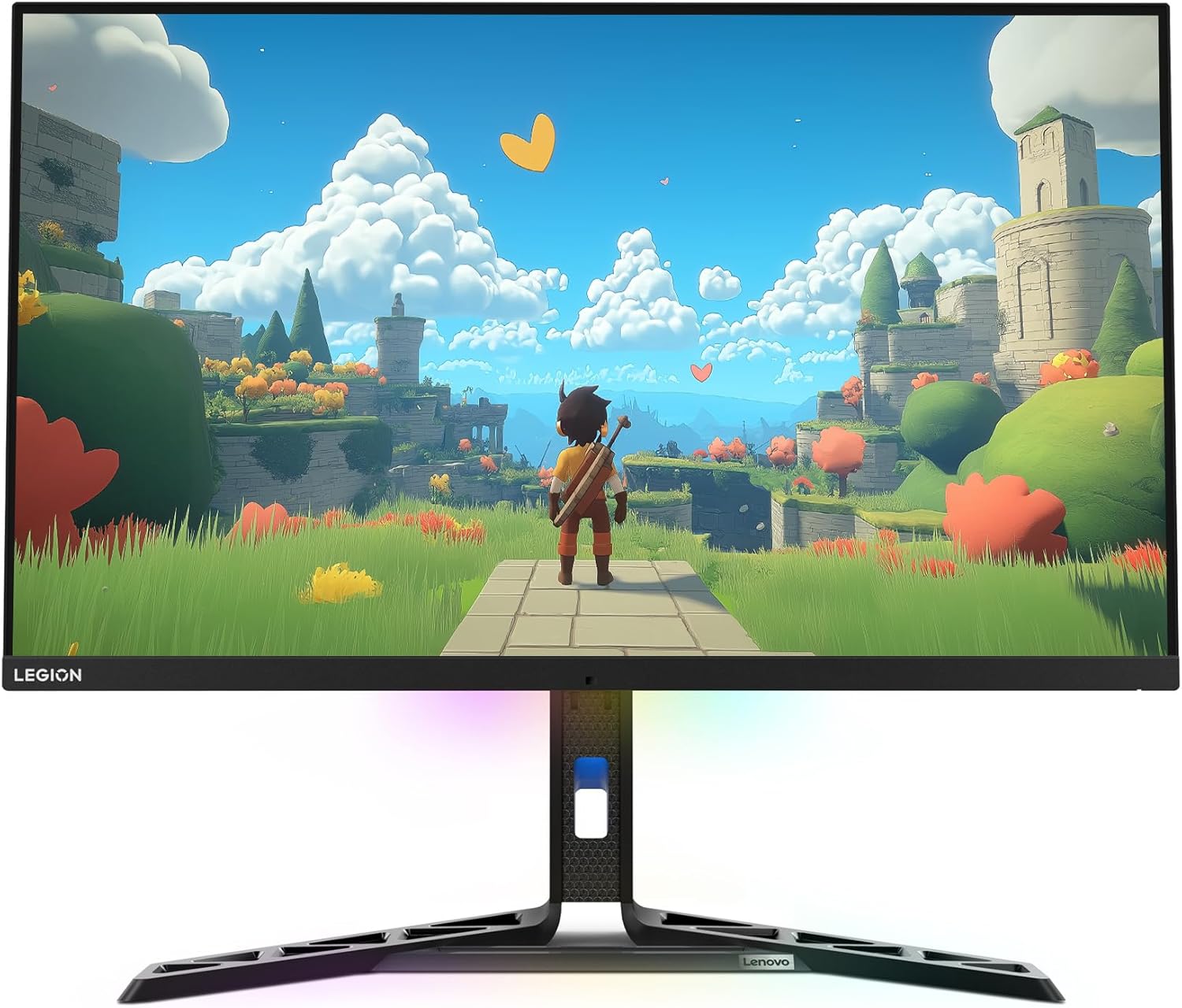 Lenovo Legion Y32p-30 Monitor - Gaming Monitor - 31.5" UHD IPS Display - 144Hz - DisplayHDR™ 400 - AMD FreeSync™ Premium - 0.2ms MPRT - Raven Black - NearEdgeless Design 32"