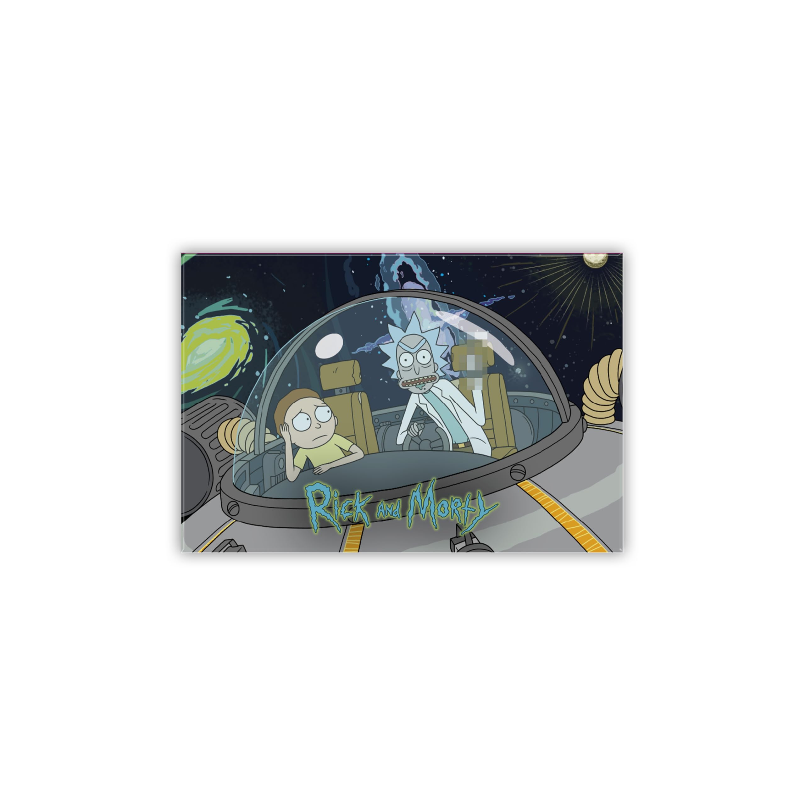 Abystyle Multicolored - Rick & Morty Standard Magnet Rick & Morty