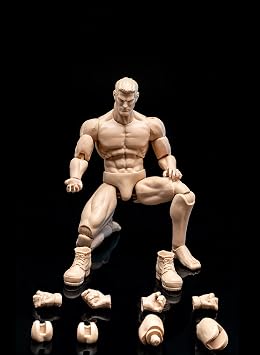 1/12 Scale Action Figures Custom Muscle Male Figure Body