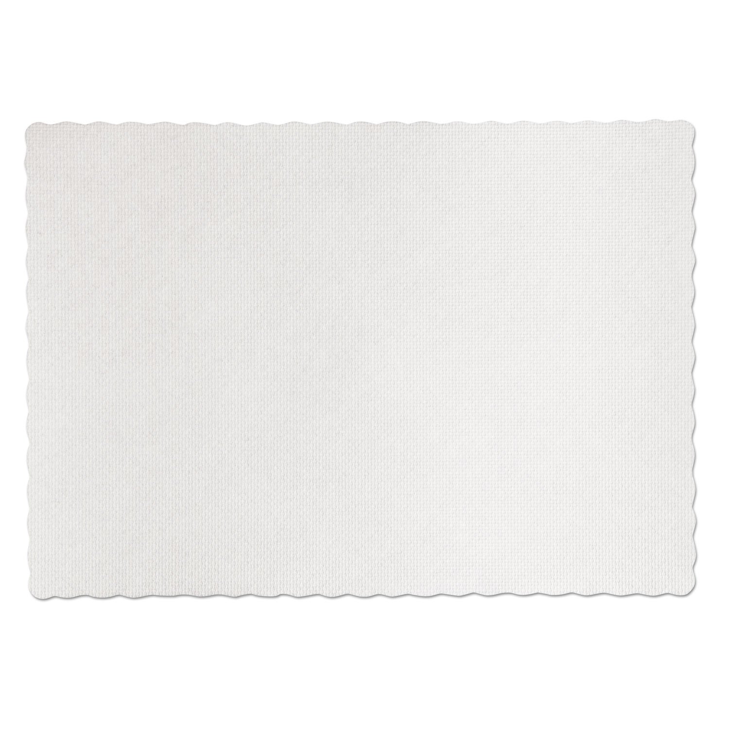 Hoffmaster PM32052 - Manteles Individuales con Borde Festoneado, 9 1/2 x 13 1/2, Color Blanco (Caja de 1000)