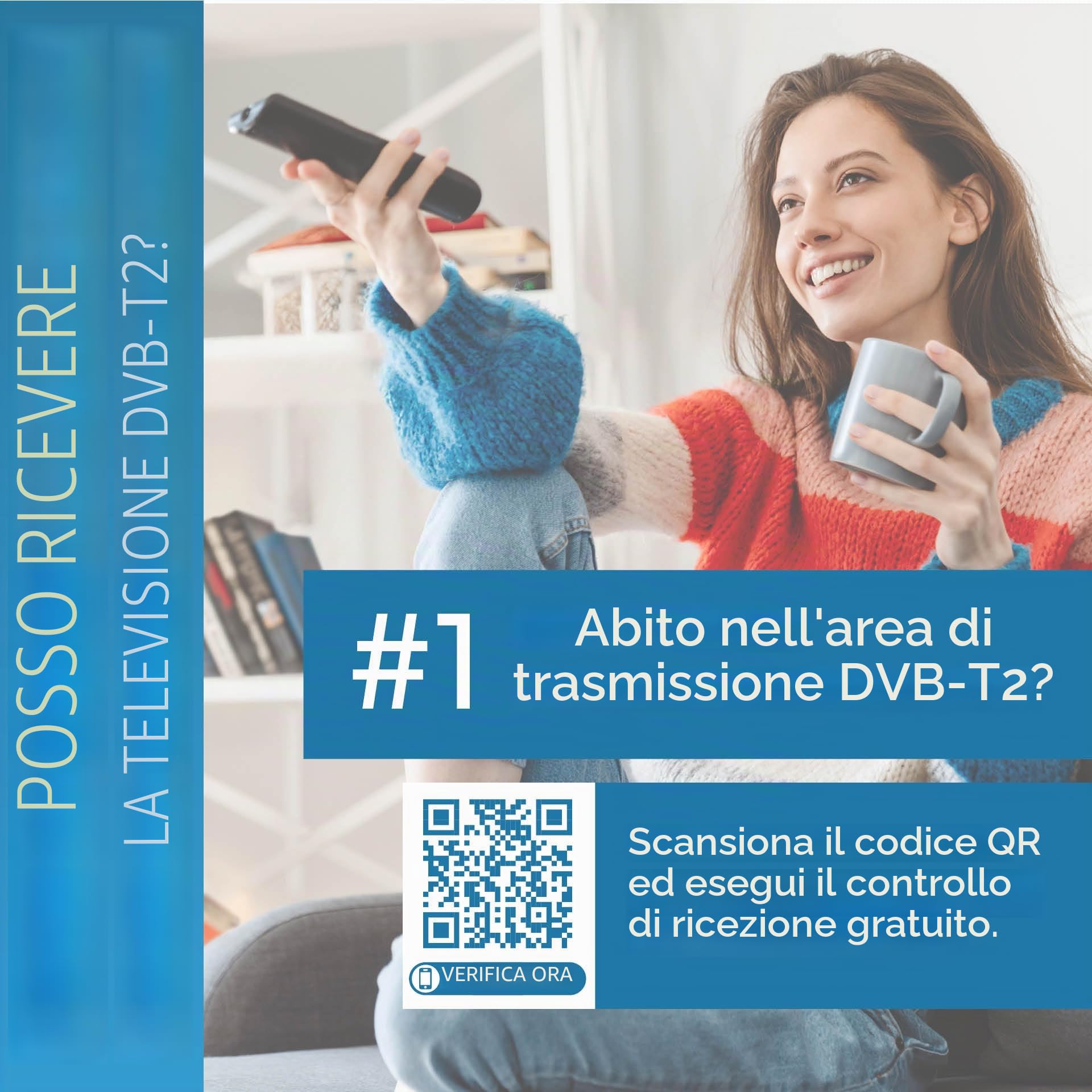 Antenna Ricevitore TV DVB-T2 (HD) con Supporto, AVK25 Plus, Ricezione Digitale in Alta Qualità, Canali e Programmi TV, Sat, Digital Ready, Plug & Play, Cavo da 5m - Nero