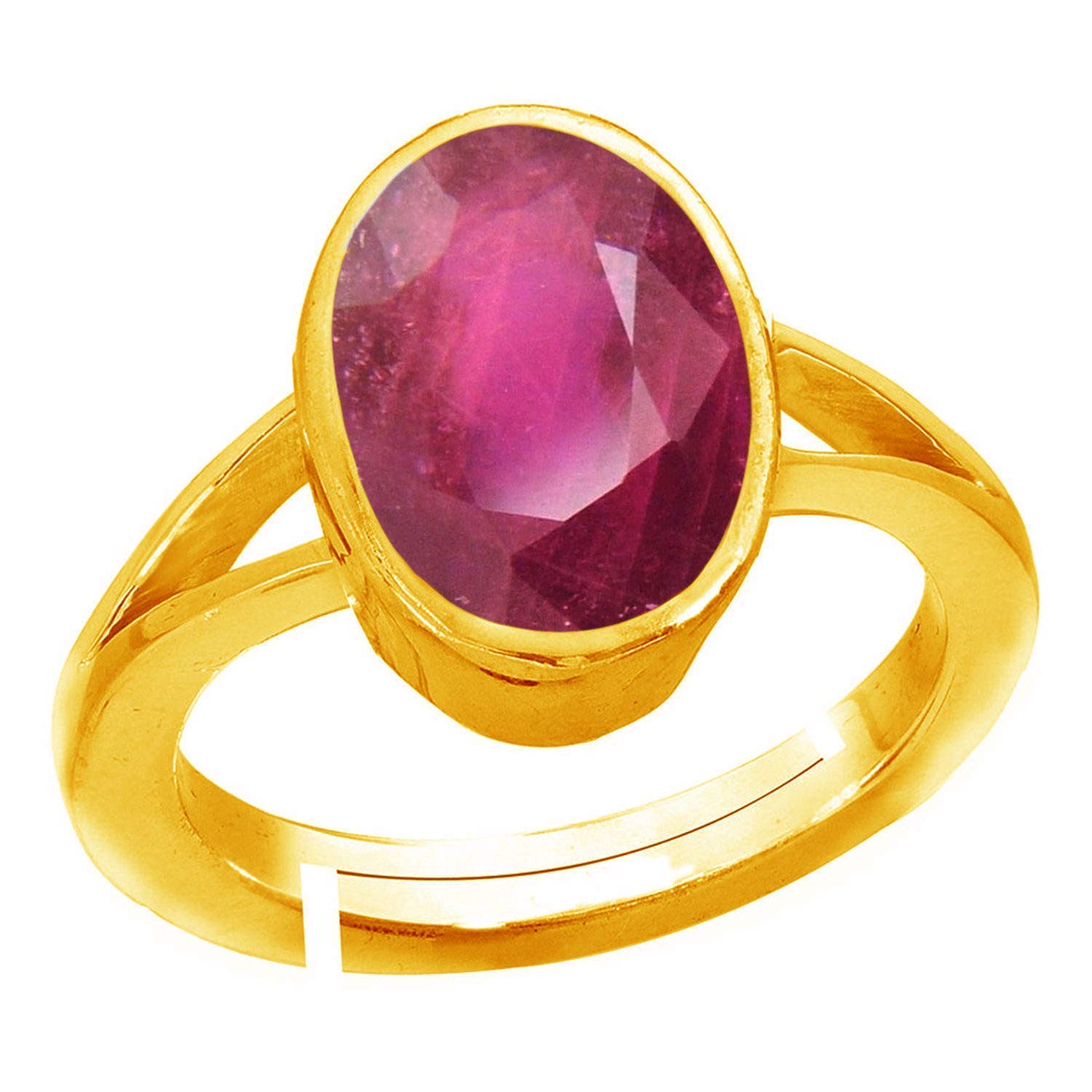 Anuj Sales 4.00 Ratti A+ Quality Natural Burma Ruby Manik Unheated Untreatet Gemstone Gold Ring for Womens and Mens (B08PFZLZT5) Amazon Price History, Amazon Price Tracker