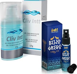 Kit Multifuncional Beijo Grego e Cliv Love Passion - Intt, Dessensibilizante e Excitante, Sabor: Menta