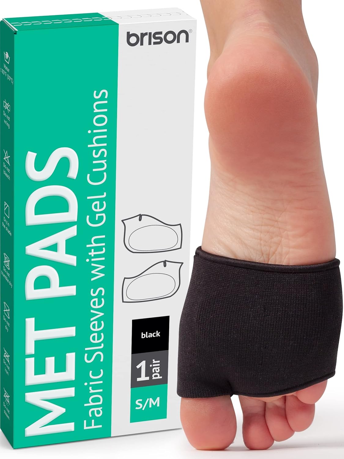 Plantillas de Gel Para el Metatarsiano De Tejido Suaves Cuidado de