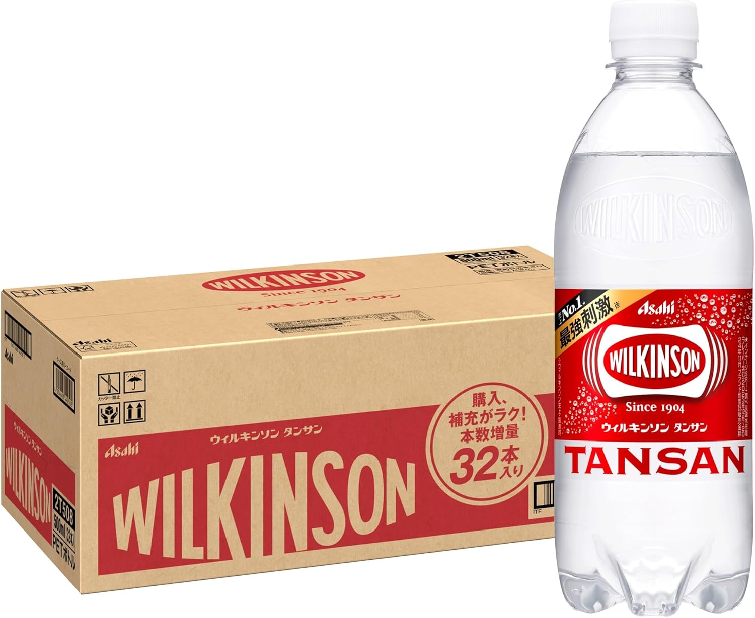 アサヒ飲料 ウィルキンソン タンサン 500ml×32本 [炭酸水]