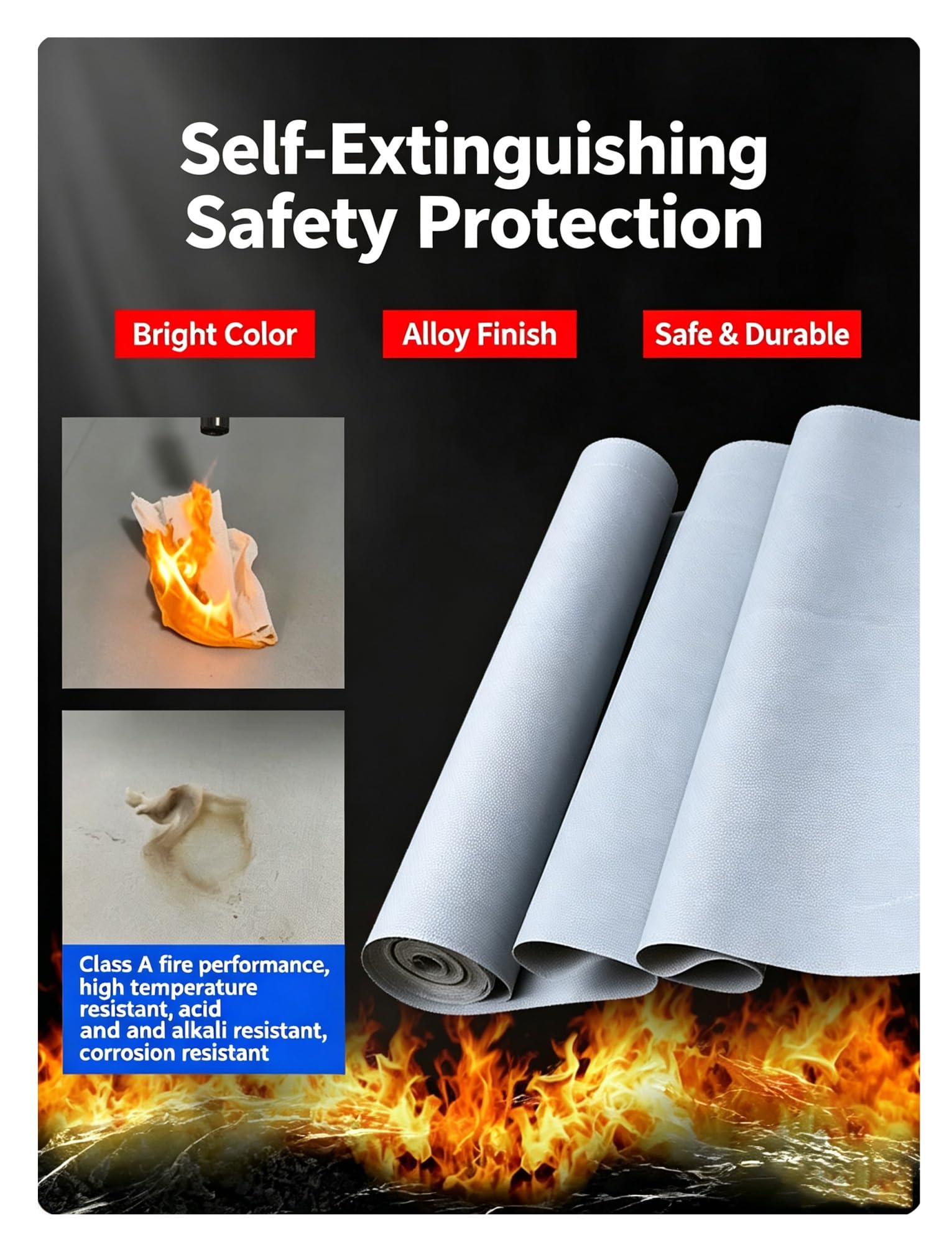Manta de Soldadura de Silicona Resistente a Altas temperaturas for protección de Soldadura