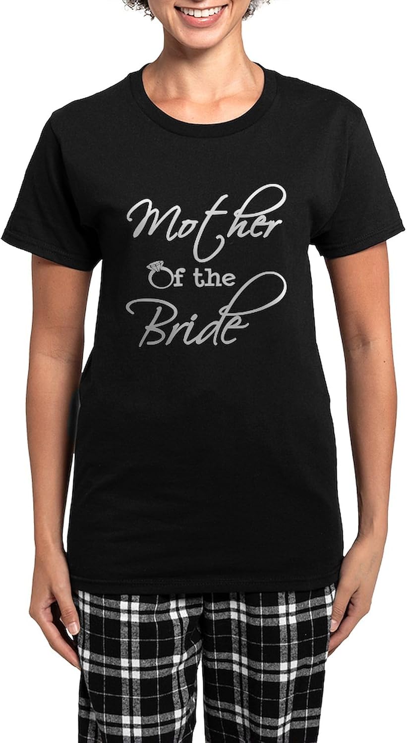 CafePress Mother of the Bride Women's Dark Pajamas Womens Novelty PJ Sleepwear