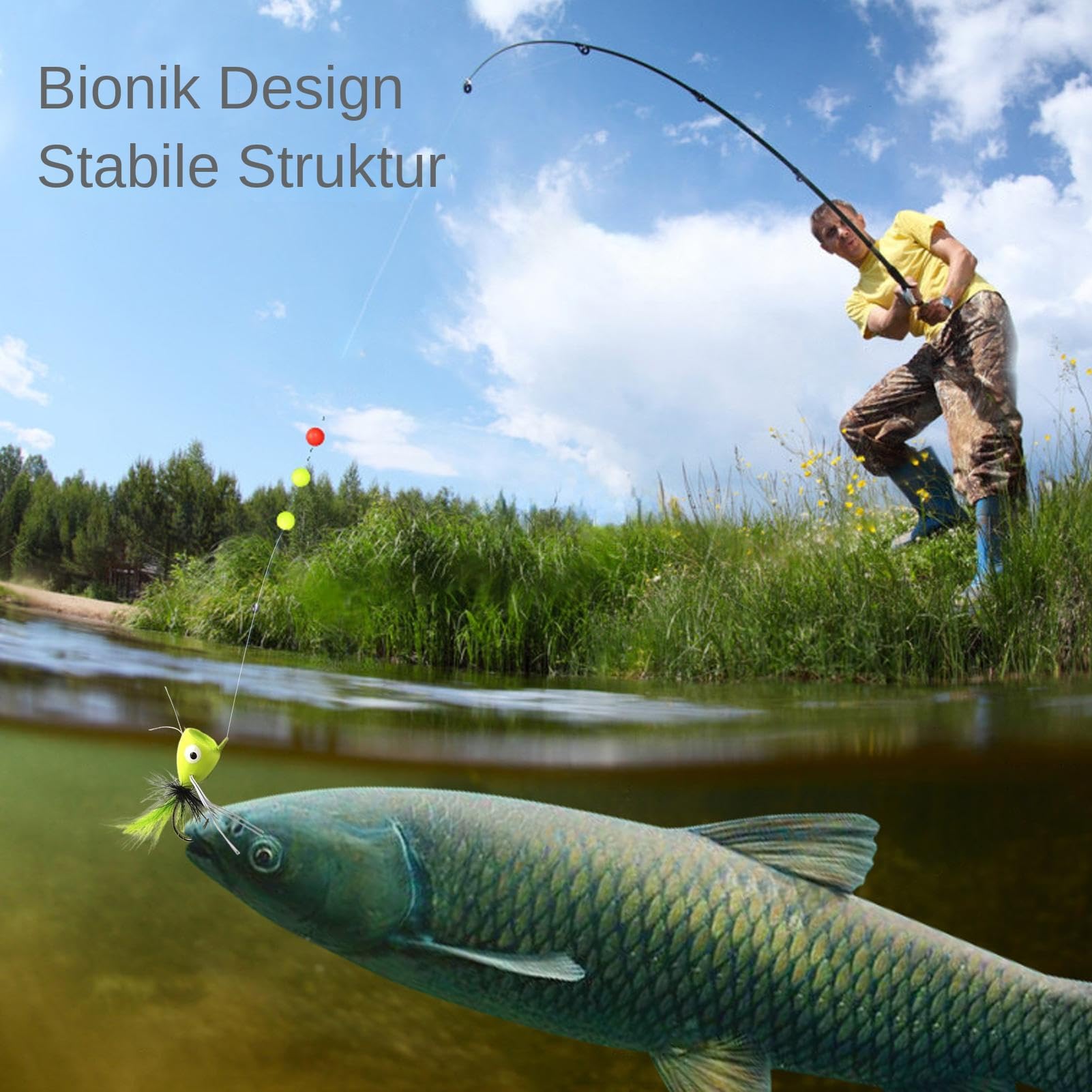 Poppers for Fly Fishing – Surtido Kit of Coloured Poppers | Accesorios de acuática