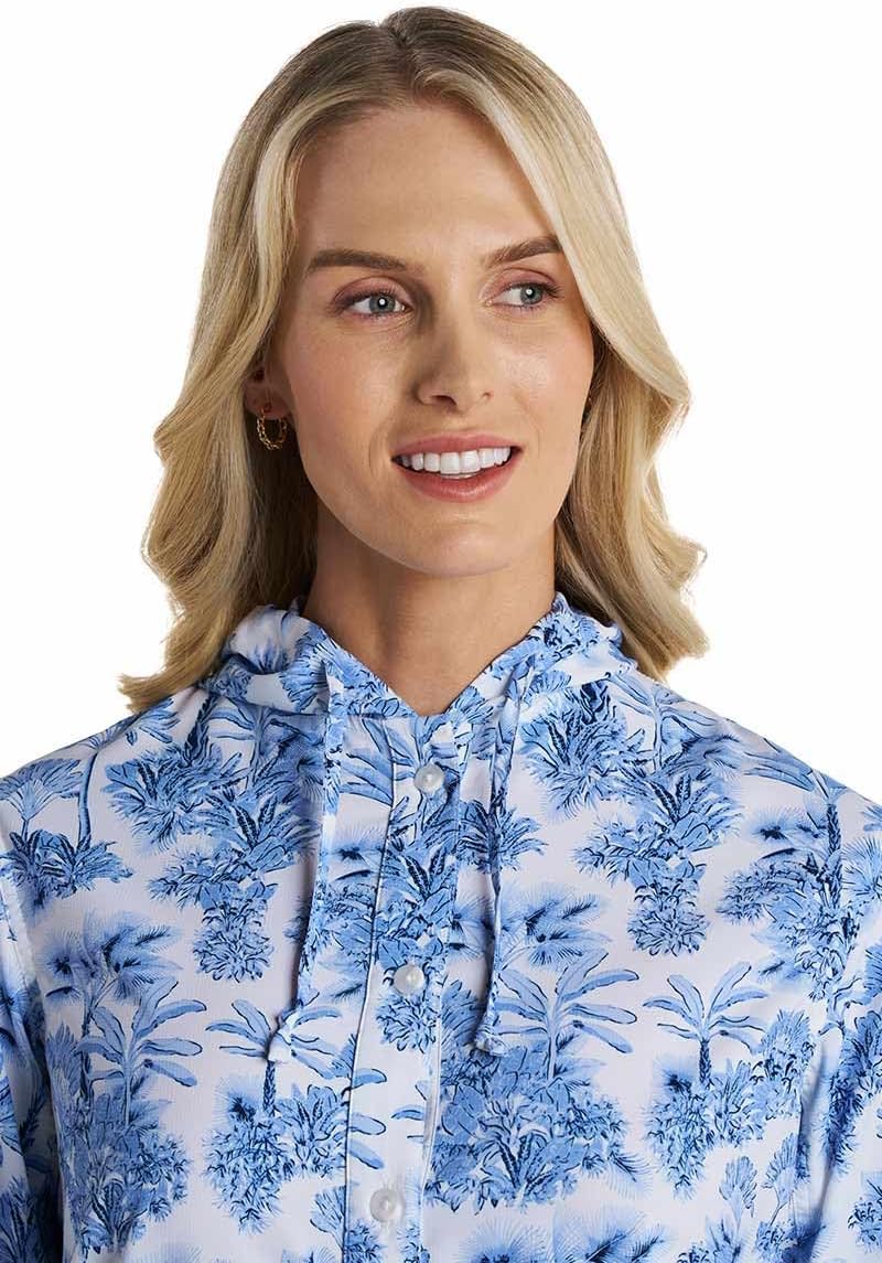 Women's Long Sleeve Beach Shirt - UPF 50+ Sun Protection - Iztapa