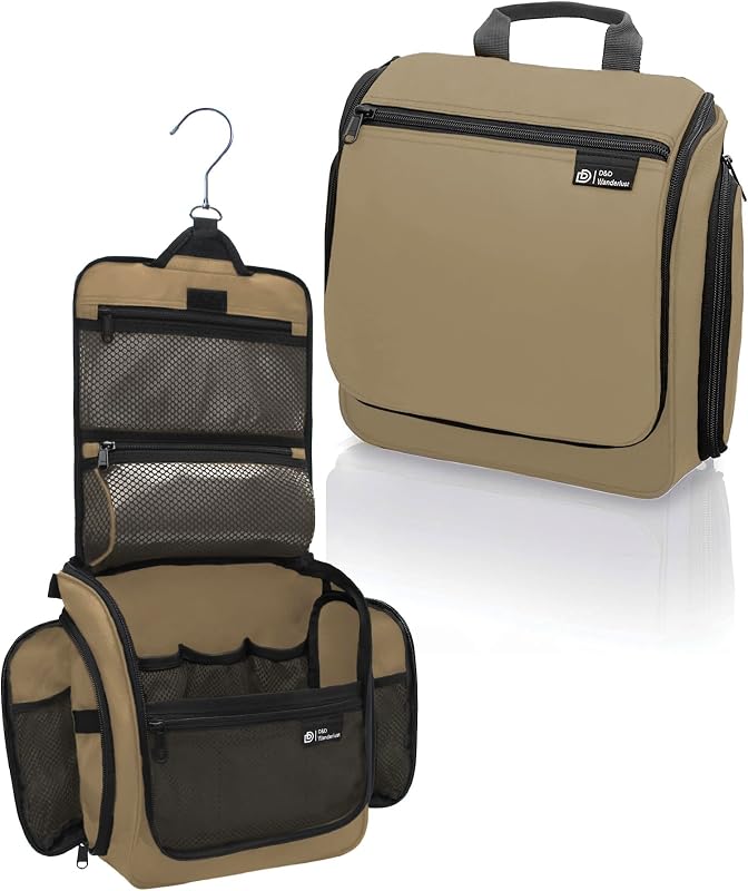 Necessaire suspensa de viagem DD D&D Wanderlust com gancho e 10 compartimentos