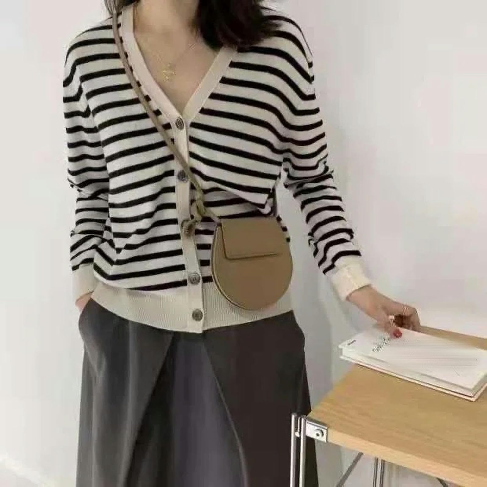 Kardigan modny sweter kardigany damskie zimowe wiosna swetry damskie kardigany