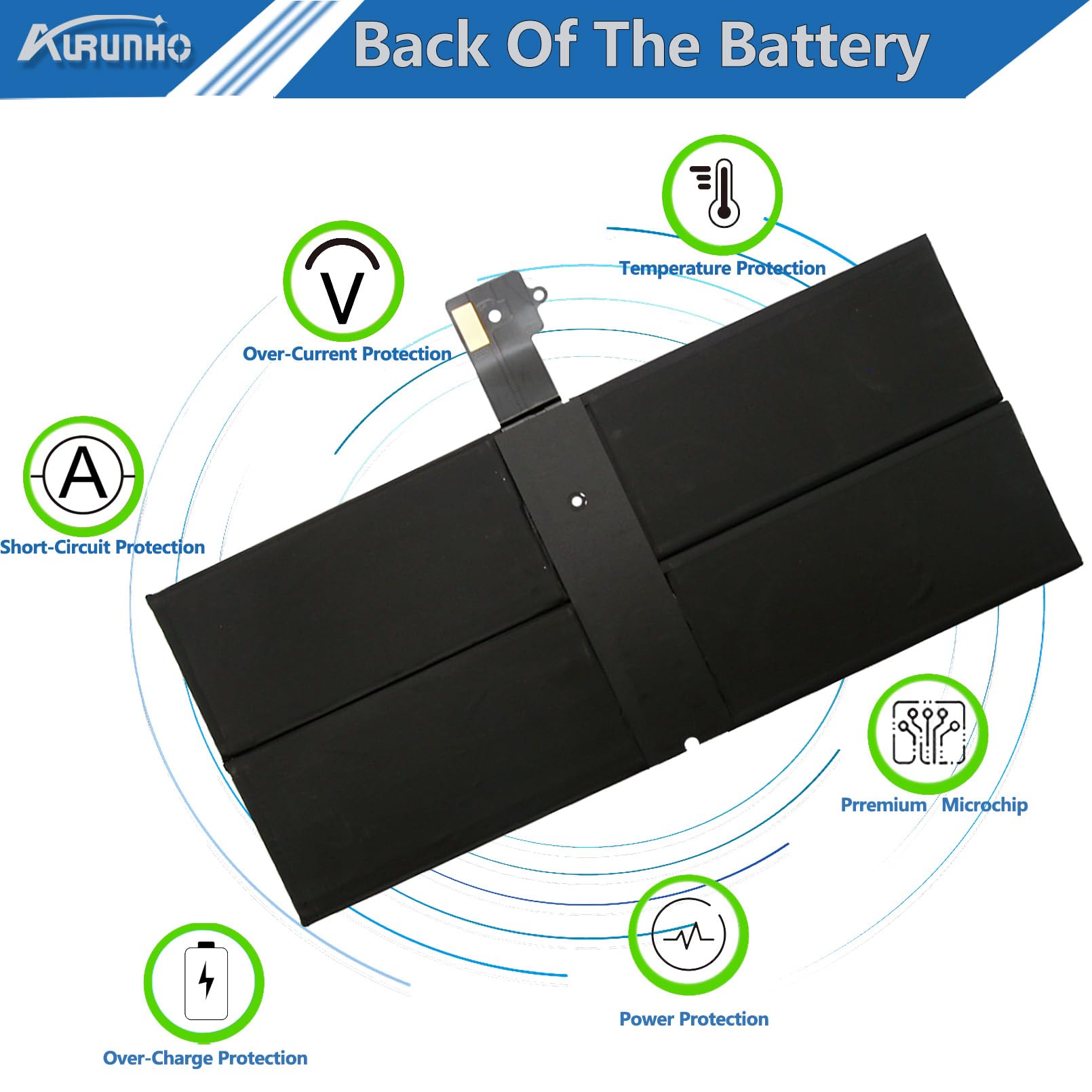 Amazon.com: AURUNHO G3HTA074H DYNH03 Laptop Battery Replacement