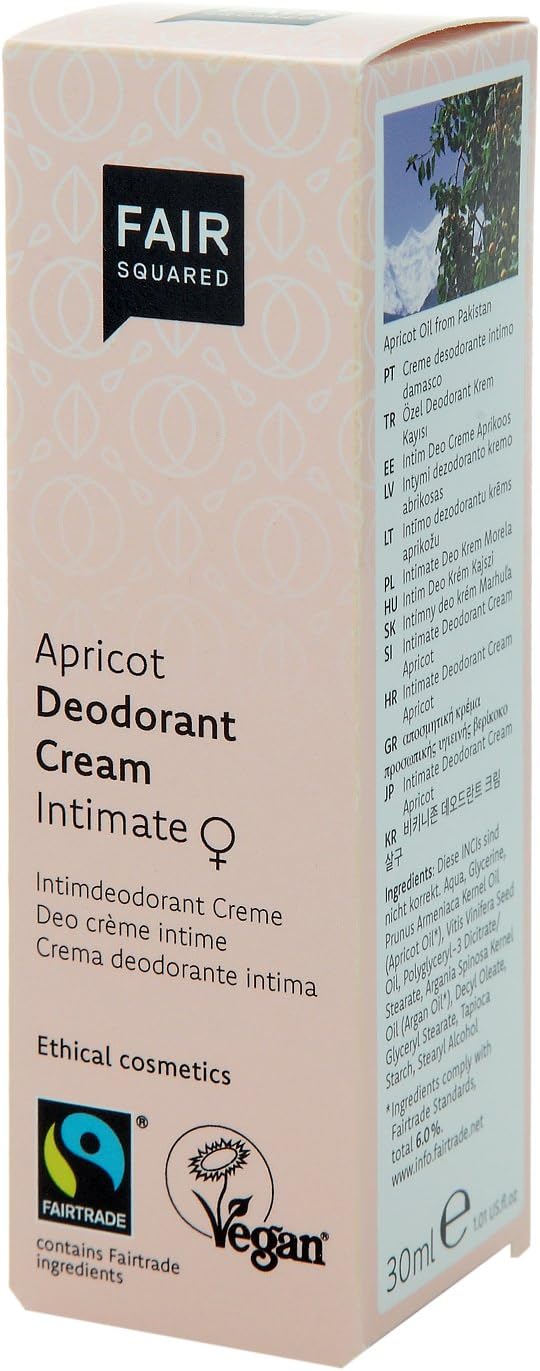 Fair Squared Intimate Deodorant Cream, Apricot