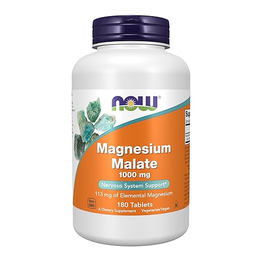Magnesium Malate 1000 mg Energy Support Tablets