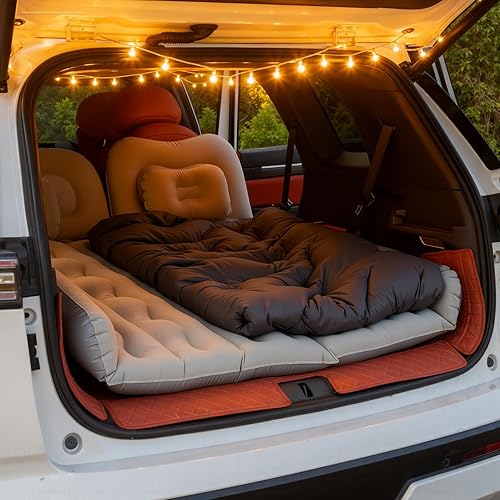 Miniatura 3 de WEY&FLY Car Air Mattress for SUV, Quick Inflation Travel Bed with Air Pump, Portable Sleeping Pad for Camping, Fits Most SUVs and Sedans,