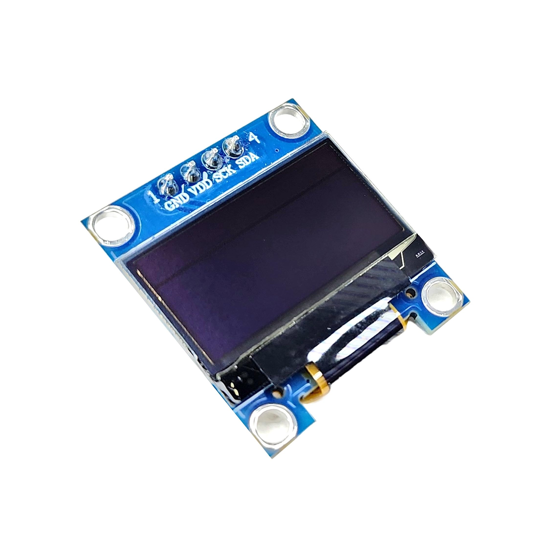 DISPLAY OLED BLU 0.96 IIC I2C LCD LED 128x64 4 PIN SCHEDA MODULO - Foto 10