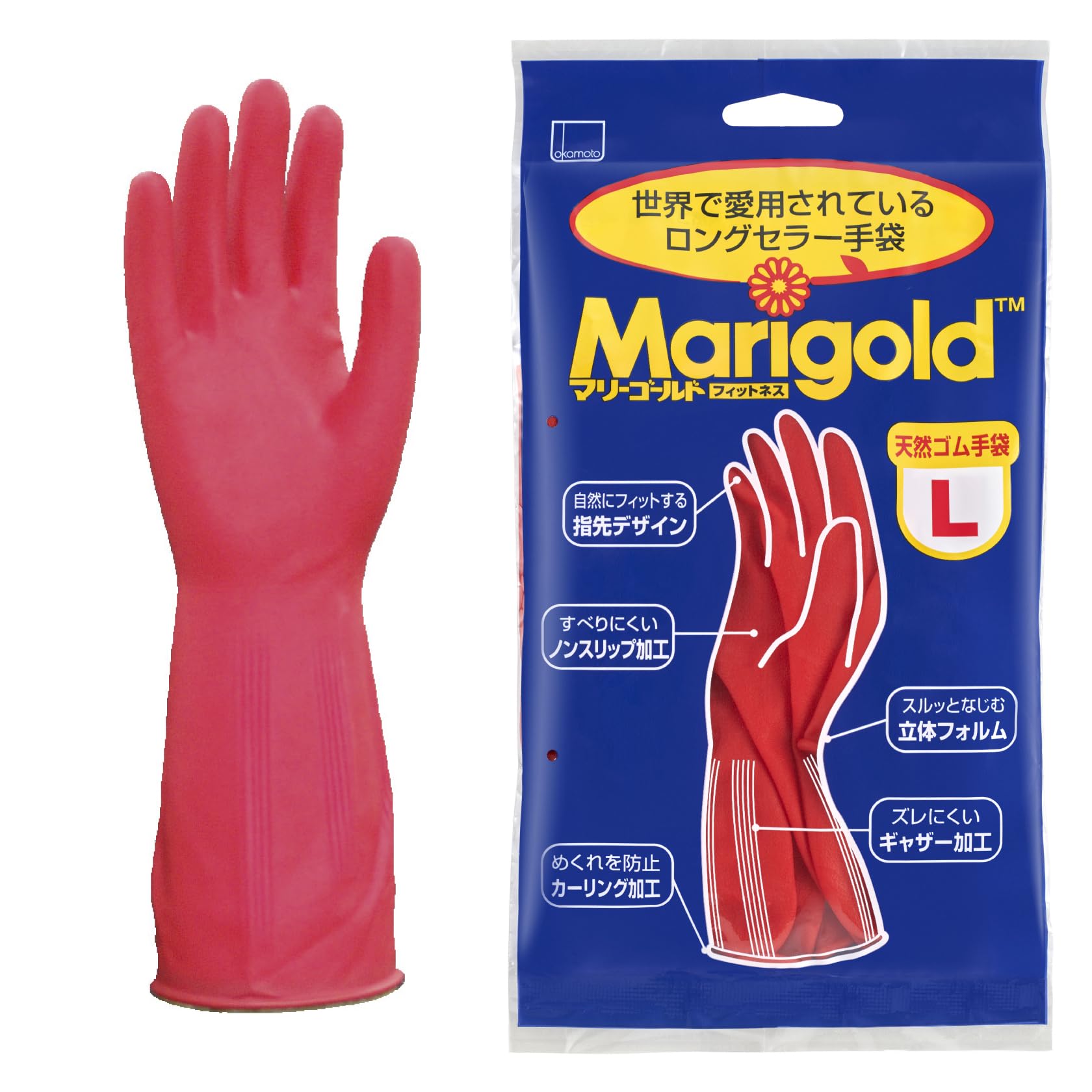 OKAMOTO オカモトグローブ マリーゴールドフィットネス L