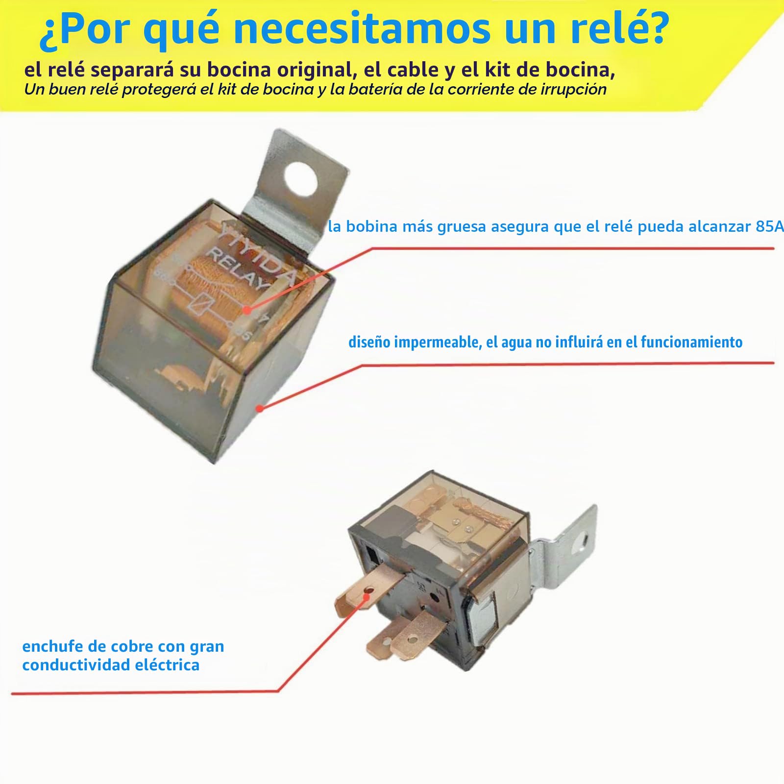 Bocina para coche, trompeta, bocina, cromo, zinc, 165 dB, plata eléctrica, 12 V, tono alto y bajo, impermeable, doble tubo de aire, para coche, camión, yate, etc