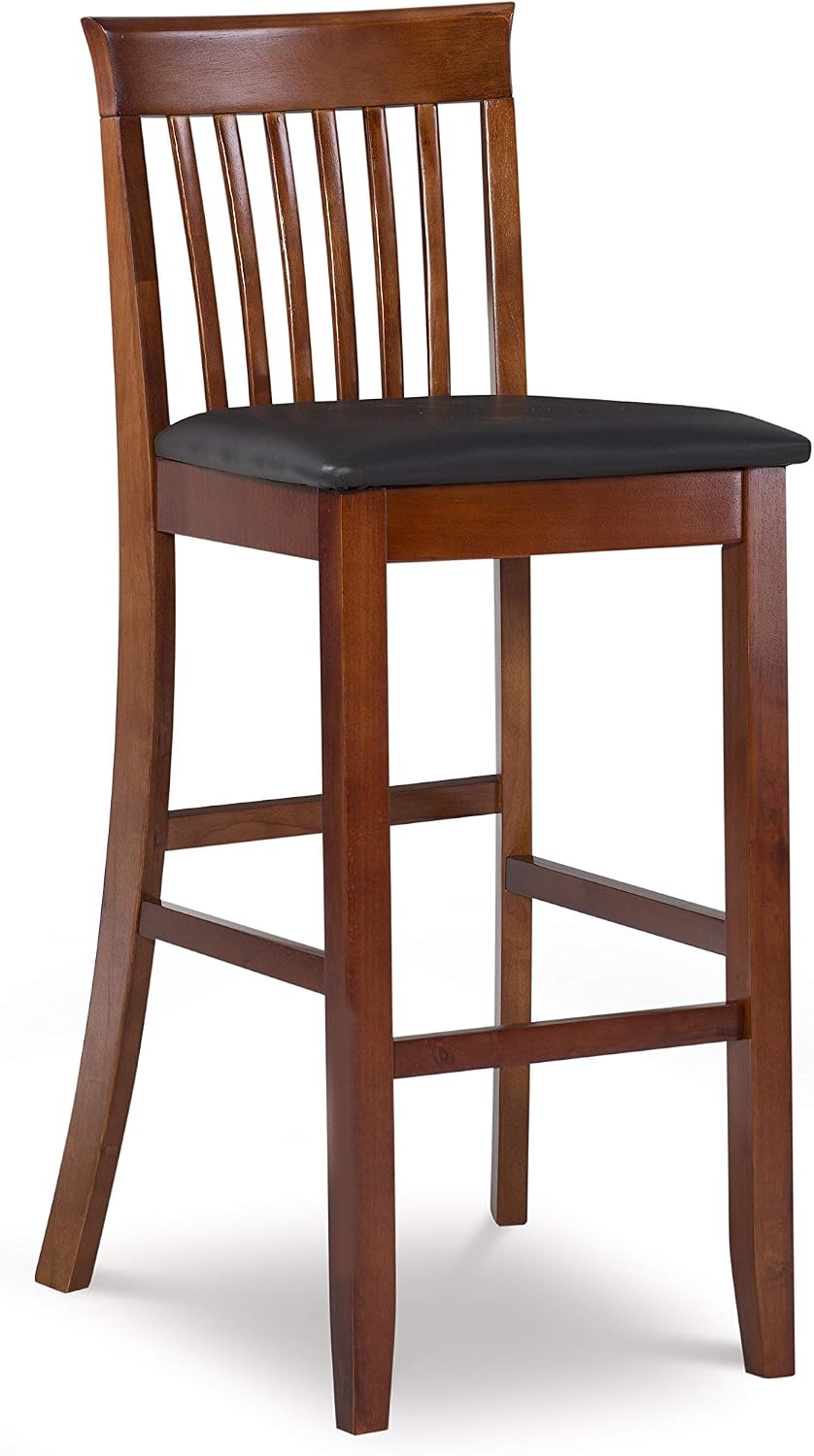 Amazoncom Linon Torino Collection Craftsman Bar Stool 30 Home Kitchen