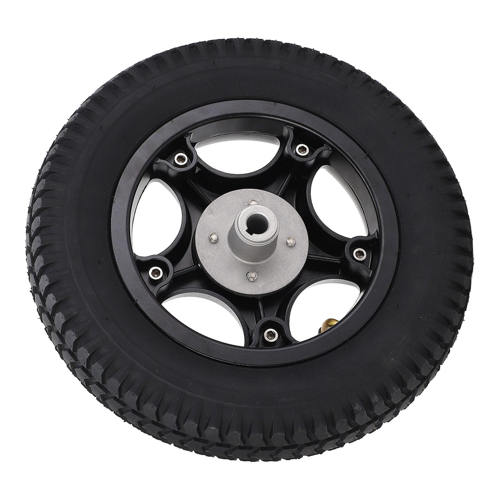 14-Zoll rutschfestes Gummirad mit 17-mm-Bohrung, 150 kg Tragkraft für Handwagen, Bollerwagen & Gartenwagen – robustes Ersatzrad mit Luftbereifung
