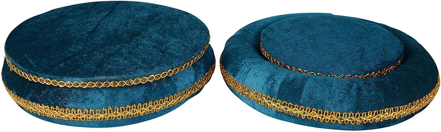Blue Panther Wooden Tabla Gaddi Set (Multicolor)