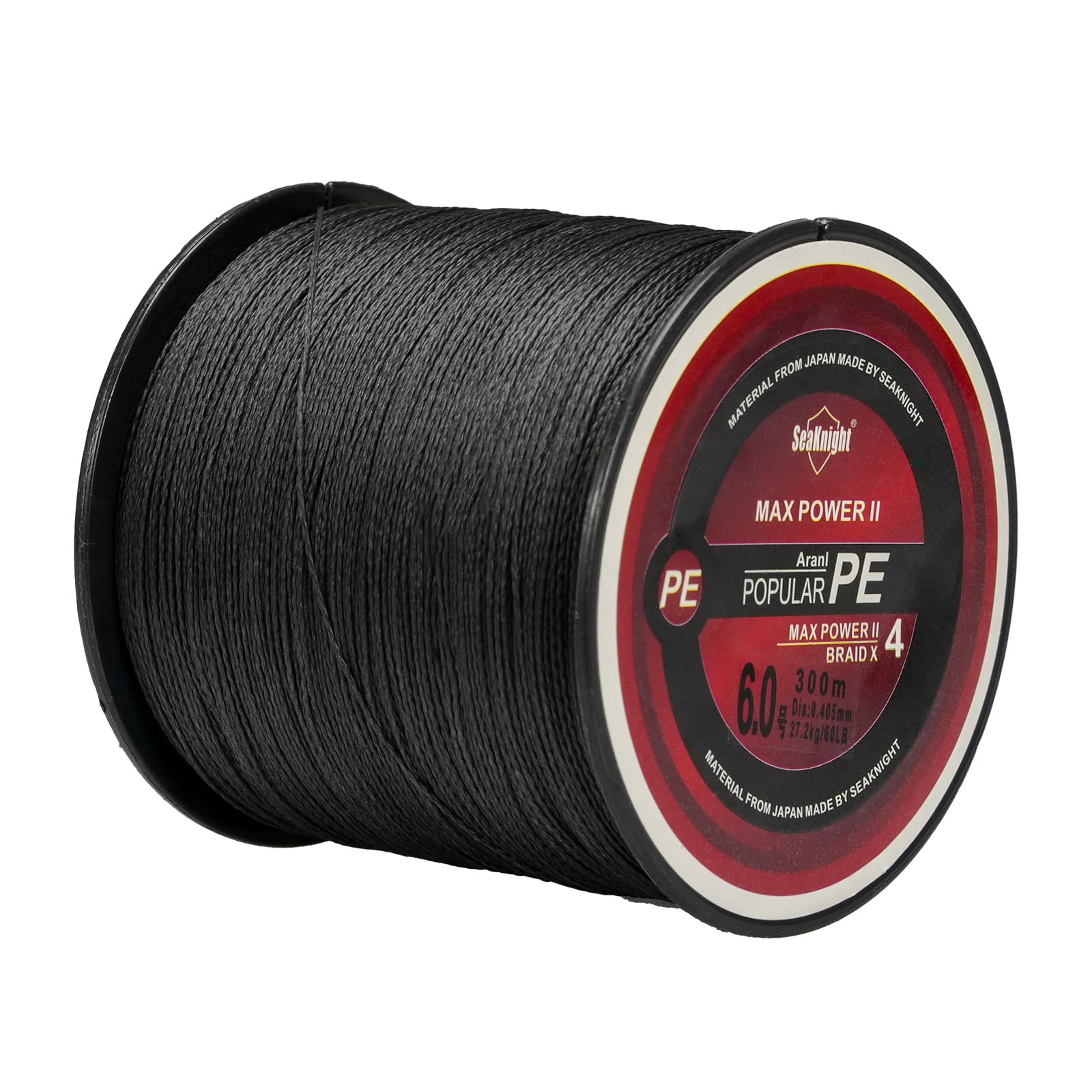 SeaKnight TriPoseidon Línea Trenzada 4 Hilos 300M-1000M, PE Multifilamento Súper Resistente Lanzamiento Largo Flotante para Pesca en Mar 8 Colores 8-80LB