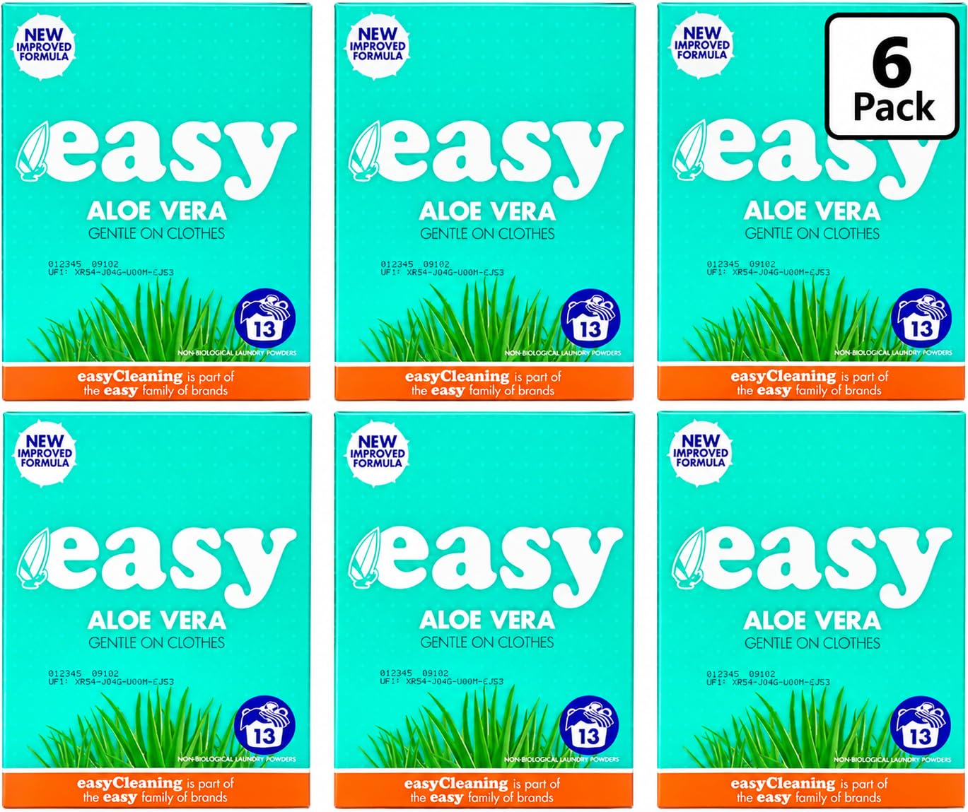 EASY Aloe Vera Washing Powder 884 x 6