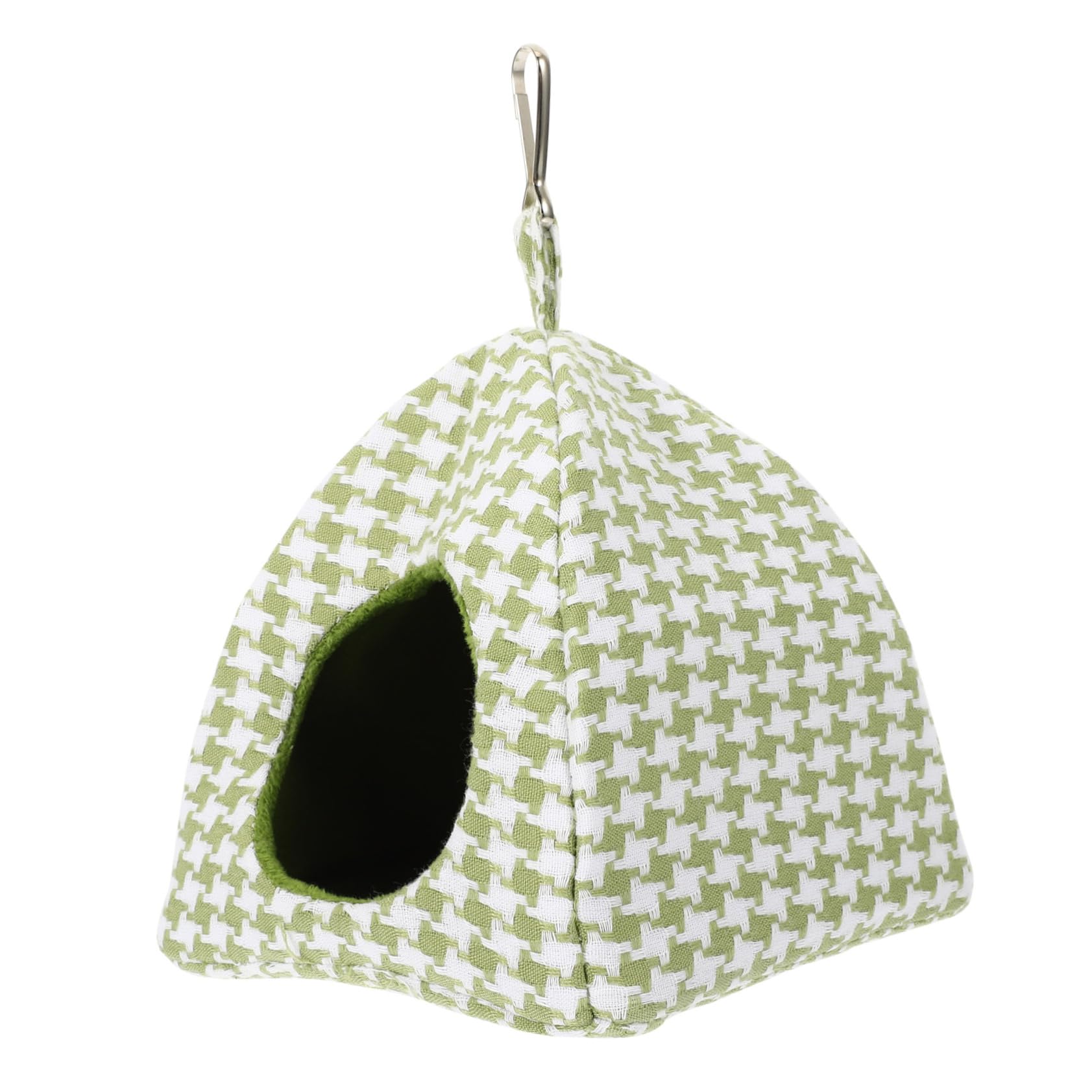 minkissy Hamaca de nido de pájaros, hamaca para mascotas, hamaca de felpa, jaulas de pájaros pequeñas para periquitos, nido de loro de invierno, suministro de pájaros, hamaca colgante para jaula nido