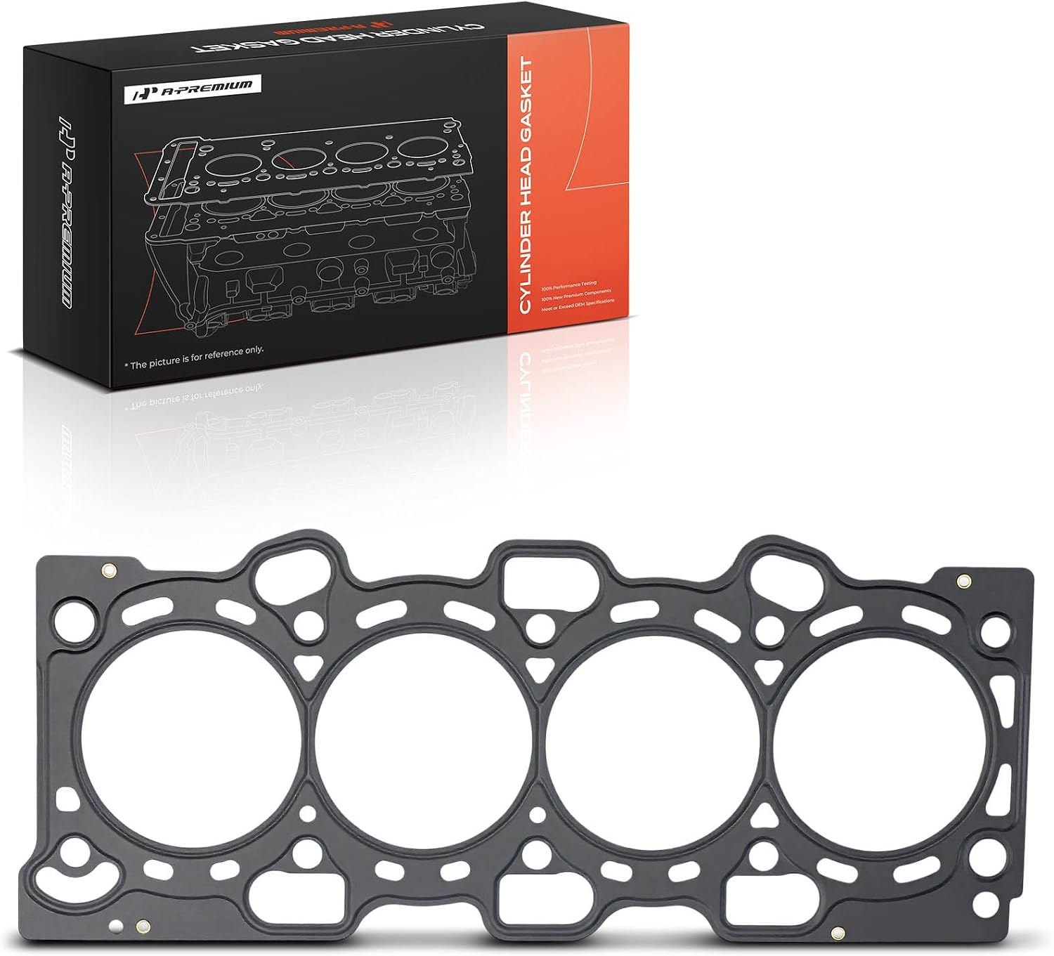 A-Premium L4 2.0L Engine Cylinder Head Gasket Compatible with Mitsubishi Lancer 2002-2007, Multi-Layer Steel