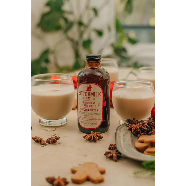 Bittermilk No.7 Gingerbread Old Fashioned Mix, All Natural Non Alcoholic Handcrafted Cocktail Mixer, More Complex than Bitters & Simple Syrup, 8.5oz 4