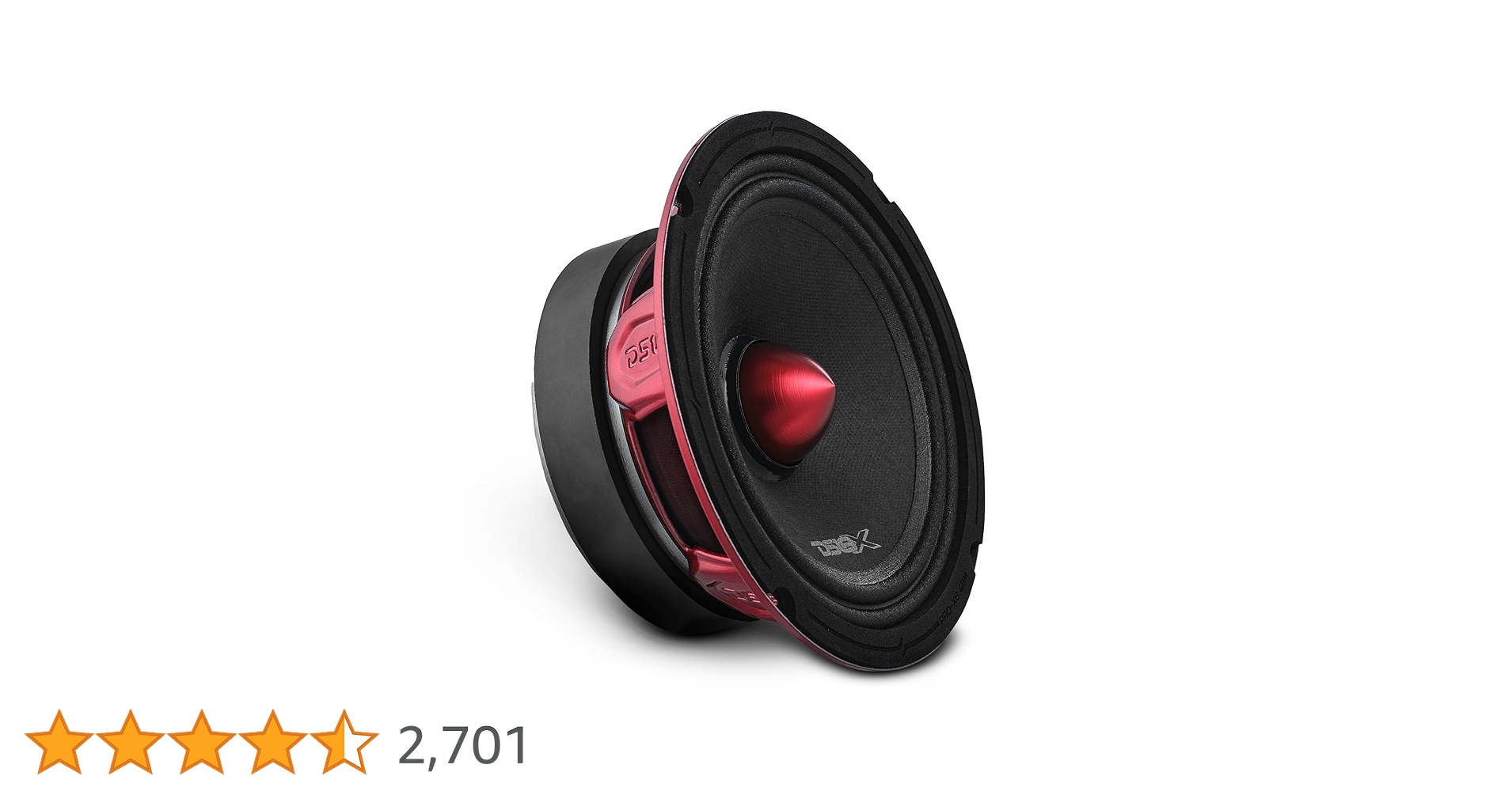 DS18 PRO-X6.4BM 6.5インチ ミッドレンジラウドスピーカー 2発 Amazon.co.jp: DS18 PRO-X6.4BM ラウドスピーカー 6.5インチ