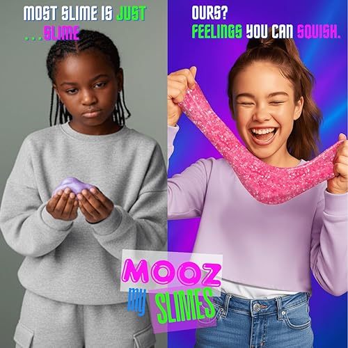 Miniatura 4 de Kit de slime crujiente slime rosa, purpurina negra y Bingsu no pegajoso, ASMR Pop & Crackle, encanto y mezclas de monstruo Kpop, unicornio y arco