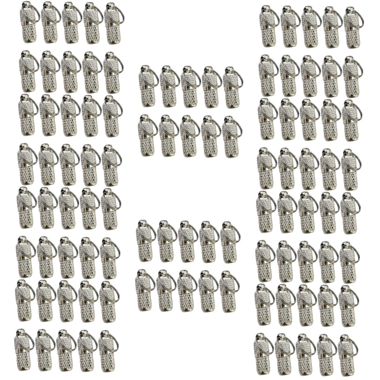 Mikikit 100stücke Haustier-halsband Anhänger Aus Silber Pet Identity Plate Mit Personalisierbarem Adressschild Schutz Vor Verlust Identifikation Von Haustieren