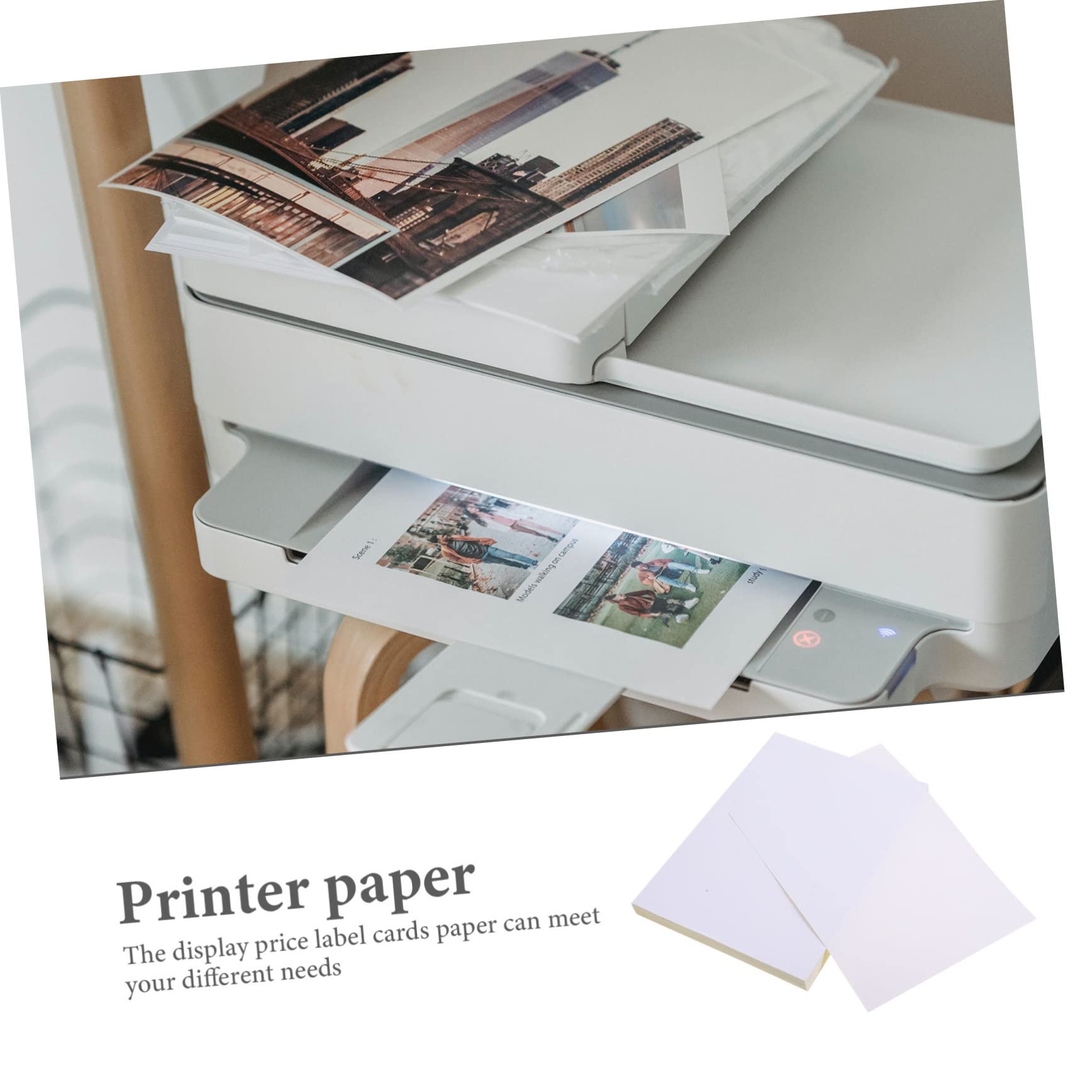 Etichette Adesive Stampabili A4 100 Fogli Carta Bianca Autoadesiva | Scrivibili a Mano, Uso per Regali e Prezzo, Compatibili Stampanti Inkjet