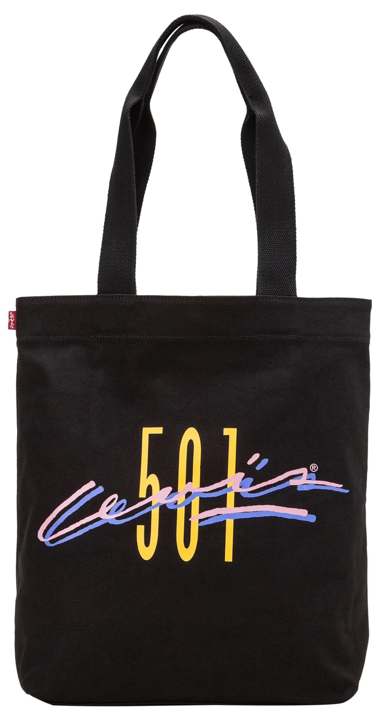 Borsa Tote Levi's Donna In Tela - 30x14x39 Cm, Design Batwing, 100% Cotone - Foto 3